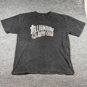 Billionaire Boys Club BBC Mens XL Black Acid Wash Camo Logo Graphic T-Shirt
